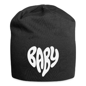Baby - New born / Partner Small Heart (Custom Colo - Jersey Beanie - black - Front