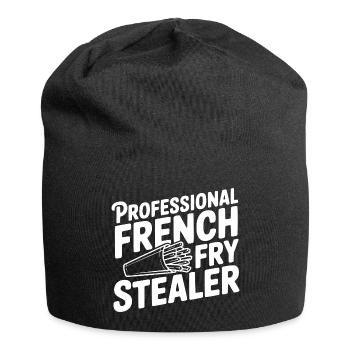 Professional French Fry Stealer - Jersey Beanie - black - Front