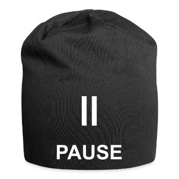 Break Time Out Gift Statement - Jersey Beanie - black - Front