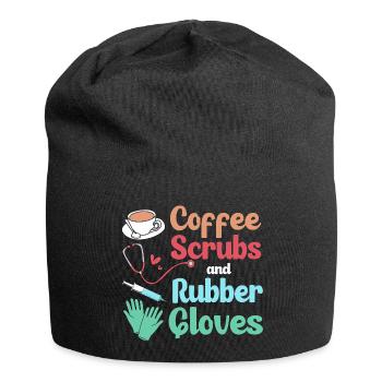 MFA Medizin Mediziner Kaffee - Jersey-Beanie - Schwarz - Vorne