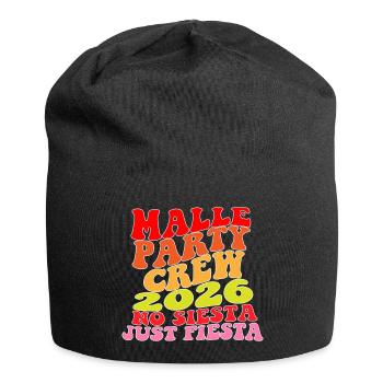 Malle 2026 Party Crew No Siesta Just Fiesta - Jersey-Beanie - Schwarz - Vorne