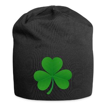 Kleeblatt  - Jersey-Beanie - Schwarz - Vorne
