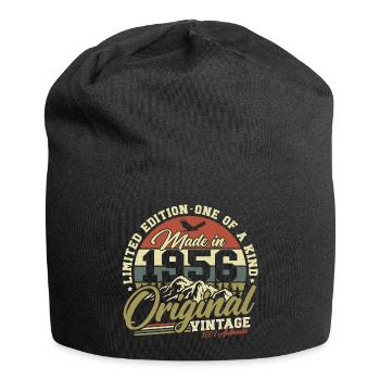 Vintage 1956 Vintage Birthday Gift - Jersey Beanie - black - Front