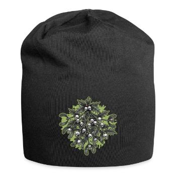 Noël en métal gothique - Bonnet en jersey - noir - Devant