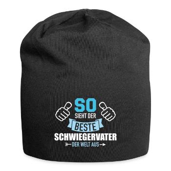 Schwiegervater - Jersey-Beanie - Schwarz - Vorne
