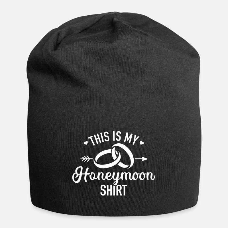 Flitterwochen - Jersey-Beanie - Schwarz