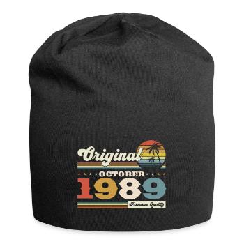 34ème Anniversaire Octobre Millésime 1989 Millésime - Bonnet en jersey - noir - Devant