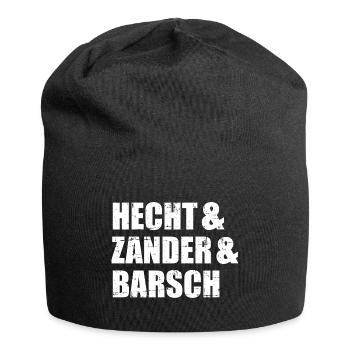 Angeln - Jersey-Beanie - Schwarz - Vorne