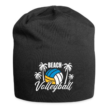 beach volleyball - Jersey Beanie - black - Front