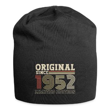 Original since 1952 vintage birthday gift - Jersey Beanie - black - Front