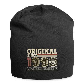 Original since 1998 vintage birthday gift - Jersey Beanie - black - Front