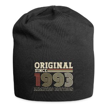Original seit 1993 Jahrgang Geburtstag Geschenk - Jersey-Beanie - Schwarz - Vorne
