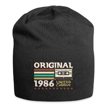 37e anniversaire Cassette Novembre Vintage 1986 - Bonnet en jersey - noir - Devant