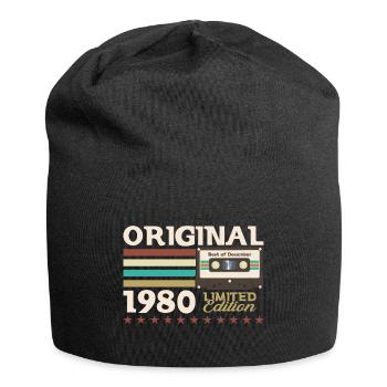 Cassette 43ème Anniversaire Décembre Millésime 1980 - Bonnet en jersey - noir - Devant