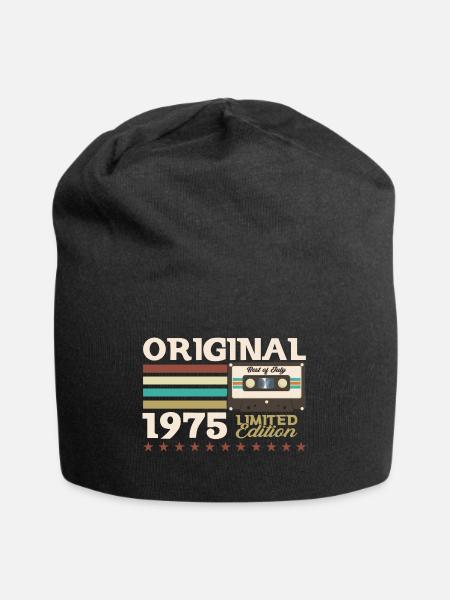 50. Geburtstag Kassette Juli 1975 Jahrgang 1975 - Jersey-Beanie - Schwarz