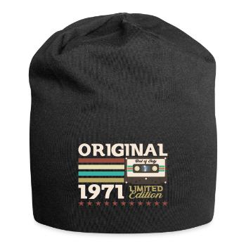 53. Geburtstag Kassette Juli 1971 Jahrgang 1971 - Jersey-Beanie - Schwarz - Vorne