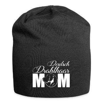 Allemand à poil dur profil maman chiens chien Wilsigns - Bonnet en jersey - noir - Devant