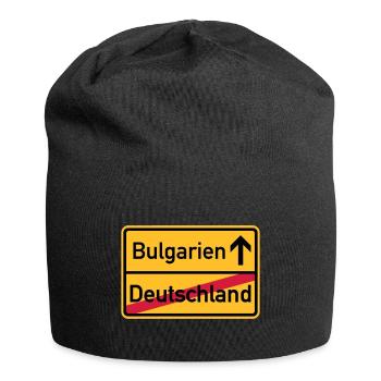 Bulgarien - Jersey-Beanie - Schwarz - Vorne