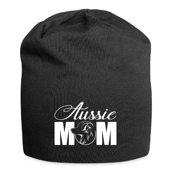 Aussie Profil Mom Hunde Hund Wilsigns - Jersey-Beanie - Schwarz - Vorne