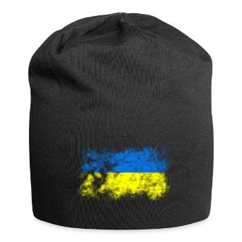 Ukraine - Jersey-Beanie - Schwarz - Vorne