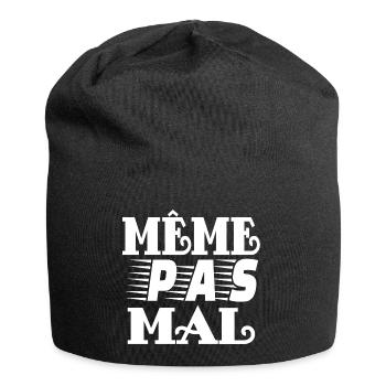 même pas mal - Bonnet en jersey - noir - Devant