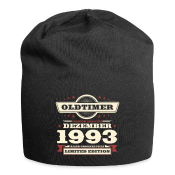 30. Geburtstag Oldtimer Dezember Jahrgang 1993 - Jersey-Beanie - Schwarz - Vorne