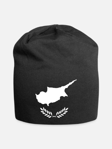 Zypern Stil Design T-Shirt - Jersey-Beanie - Schwarz