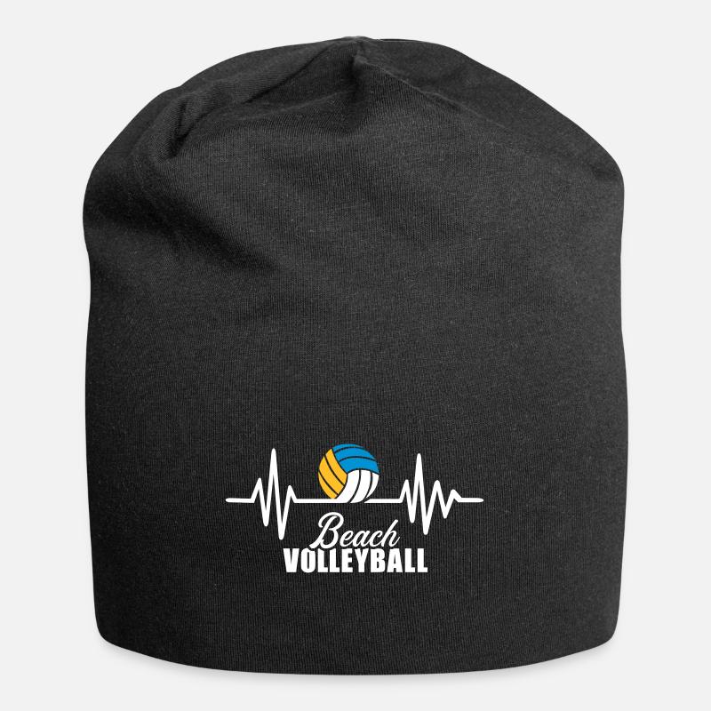 Beachvolleyball - Jersey-Beanie - Schwarz