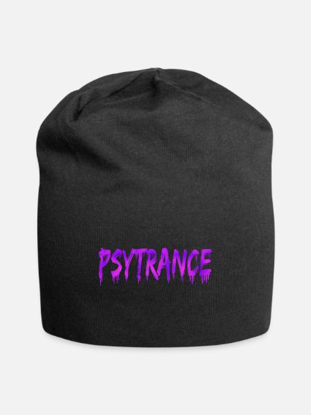 Psytrance Goa Trance - Bonnet en jersey - noir