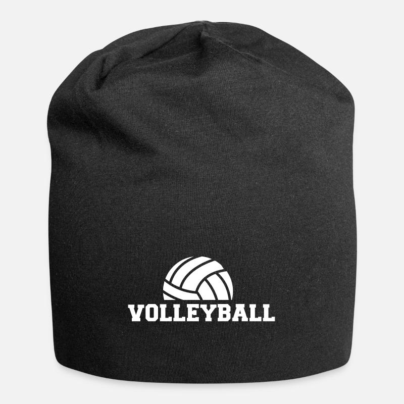 Volleyball - Jersey-Beanie - Schwarz