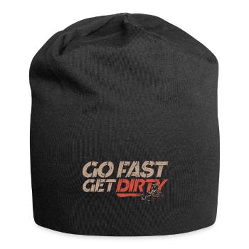 Ride Fast, Get Dirty - Motocross Saying - Jersey Beanie - black - Front