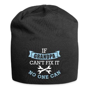 Opa - Jersey-Beanie - Schwarz - Vorne
