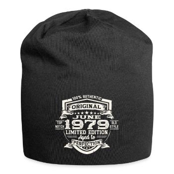 44e anniversaire Juin Millésime 1979 Bouclier Original - Bonnet en jersey - noir - Devant