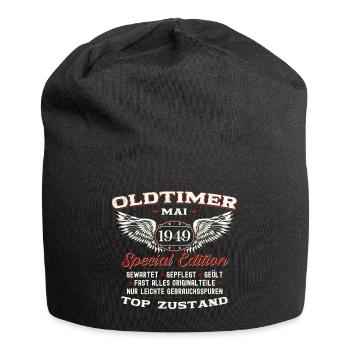 Oldtimer Mai 1949 Jahrgang 1949 Geburtstag 1949 - Jersey-Beanie - Schwarz - Vorne