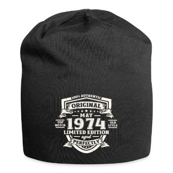 Original 1974 Vintage 1974 50th Birthday 1974 - Jersey Beanie - black - Front