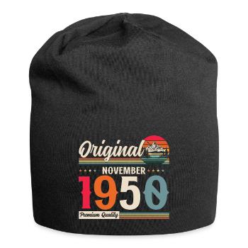 75th Birthday Legend November 1950 Volume 50 - Jersey Beanie - black - Front