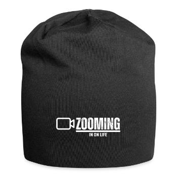 ZOOMING IN ON LIFE - Jersey Beanie - black - Front