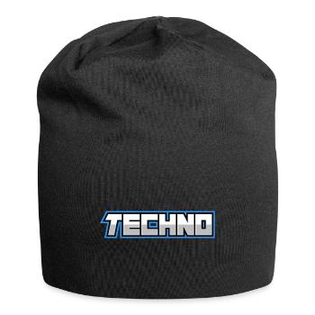 Techno - Bonnet en jersey - noir - Devant