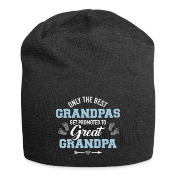 Arrière-grand-père - Bonnet en jersey - charbon - Devant