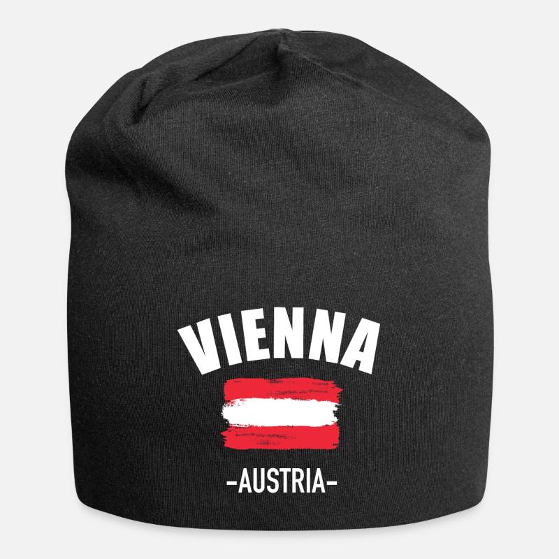 Vienna - Jersey Beanie - black