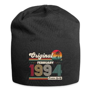 30. Geburtstag Original Februar Jahrgang 1994 - Jersey-Beanie - Schwarz - Vorne