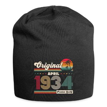 90e anniversaire mari Original avril Vintage 1934 - Bonnet en jersey - noir - Devant