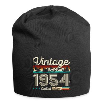 70. Geburtstag Legende Vintage 1954 Jahrgang 1954 - Jersey-Beanie - Schwarz - Vorne