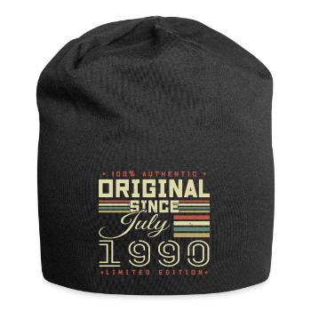 Juillet 1990 Anniversaire Juillet 1990 July 1990 - Bonnet en jersey - noir - Devant