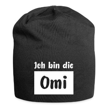 Omi - Jersey-Beanie - Schwarz - Vorne