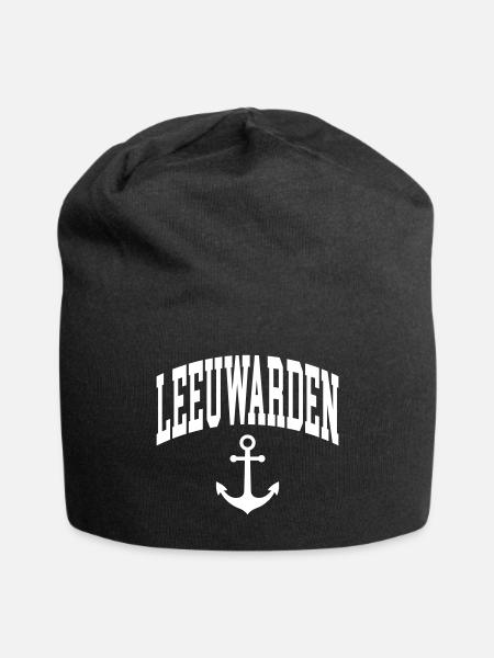 Leeuwarden - Jersey-Beanie - Schwarz