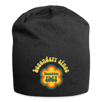 Legendary since December 1967 Birthday Retro - Jersey Beanie - black - Front