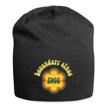 Legendary since 1966 Birthday Retro - Jersey Beanie - black - Front