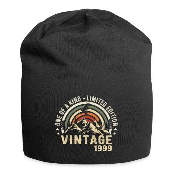Né en 1999 Vintage 1999 Anniversaire Rétro 1999 - Bonnet en jersey - noir - Devant