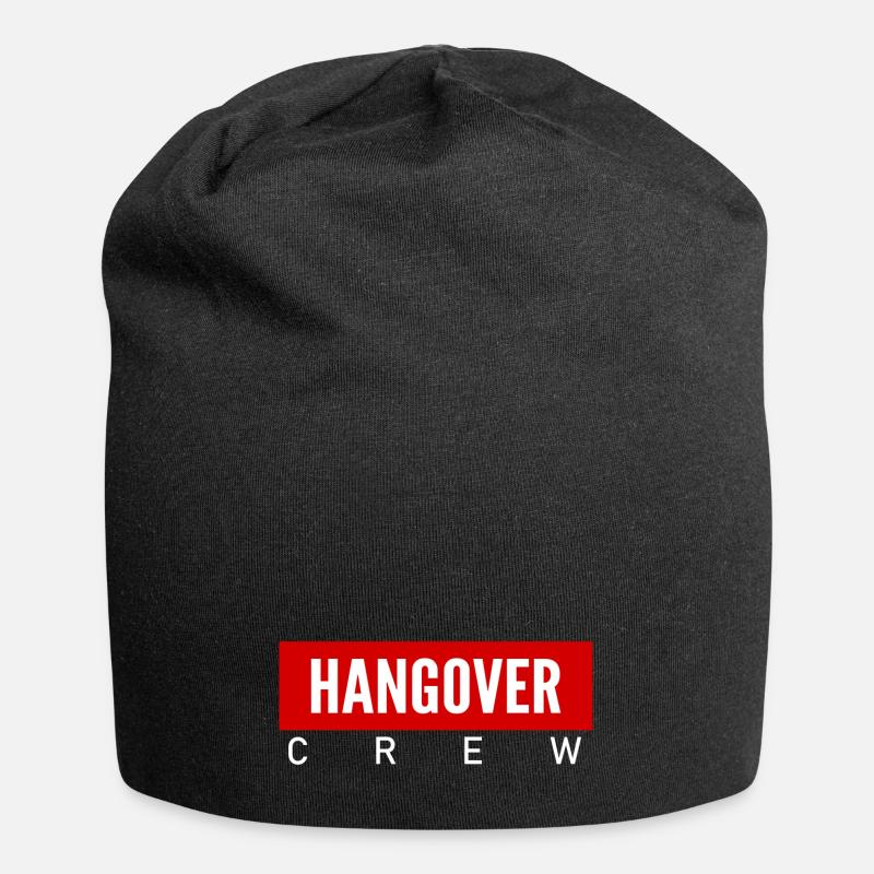HANGOVER CREW - Bonnet en jersey - noir